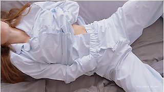 Stepbro Fucked His Stepsister And Cum In Her Tight Pussy After She Masturbated And Cummed Sweetly