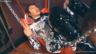 Ebony Beauty's Wild Passion in Thick Intimate Ecstasy