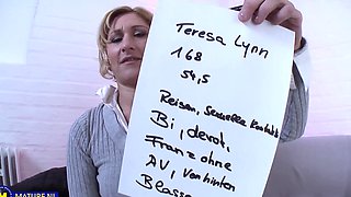 Teresa Lynn is a blonde beauty who performs hot bdsm scenes.