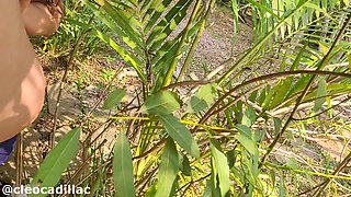 Masturbating on the Balcony of My Farm.