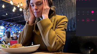 Public fun in changing room and restaurant with Lush remote