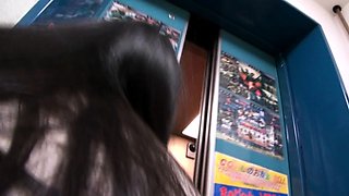 Japanese teen uses toys to pleasure pussy