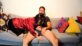 British brunette young amateur blowjob
