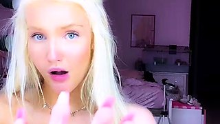 Amateur blond girl with big boobs getting fucked