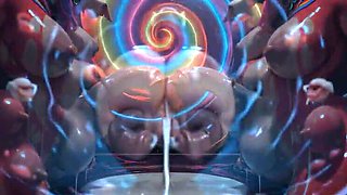 Hot 3D Cartoon Fantasy: Corruption Path Part 1 Teaser - Cum Swallowing & Creampie Compilation
