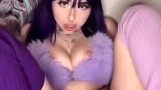 petgothgf purple kitty ppv