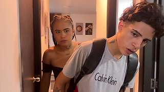 What Can Happen if a Hot Step-sibling Couple Shares a Bed in a Hotel Room?