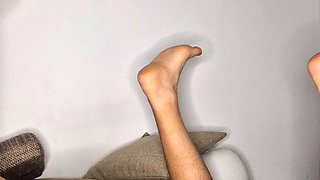 Prostate massage fucking his ass pouring milk into his ass