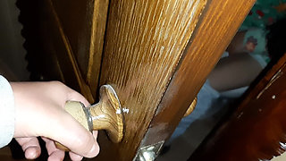 I Heard Moans From the Toilet and Spied on My Stepsister