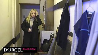Big Tits Blonde Colleague Alice Wild Gets a Doggy Style Office Pussy Eating After Hours