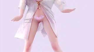 Changli-girls' Generation Pregnancy Sexy Pajamas White Tiger Pussy Open Breasts Succubus Pattern