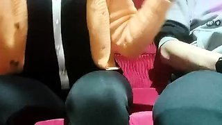 Amateur real small titted party teen slammed in gym class