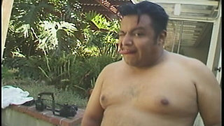 Pregnant Blonde Gets Her Pussy Screwed by Two Men with Big Dicks Outdoor