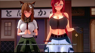 PLAYING WITH MY ROOMMATE AIRevolution's tits