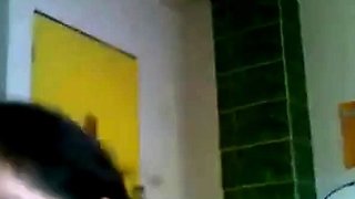 Asian College Girl Gives a Blowjob and Swallows