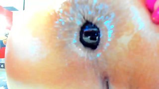 Blonde With Natural Big Boobs Loves Putting A Toy In Her