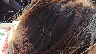 Traveling with My Girlfriend I Couldn't Resist the Urge: Luxury Handjob and Blowjob on the Side of the Road