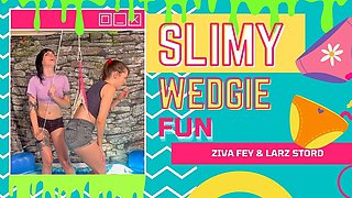 Ziva Fey - Wedgie Training Fun with Larzstord - Part One