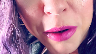 Cute Goth Tina Snua Smoking A Cork 100 Cigarette With Lots Of Dangles - Smoker BBW