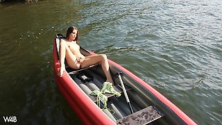 Masturbating on the lake