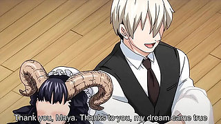 Hairy Hentai Goat Maid Gets Shaved And Creampied By Master In Missionary