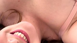 Stacked brunette goes solo toys and masturbation
