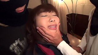 Incredible Japanese huzzy getting her face fucked
