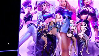 3d animated League of Legends characters strip for their fans