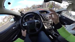 Lili Charmelle Gets Creampied In The Car With An Older Guy