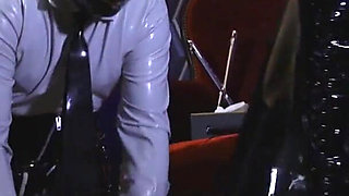 Part 1 Latex Sadism: Electro and Spanking for My Furniture Slave Disobedient - Mistress Julia