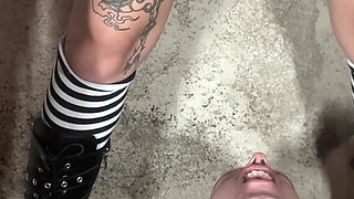 Double Goth Mistress Golder Shower and Piss in Mouth 4K Ft Mistress Poison3d Onirika Maz Morbid