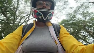 Sweetfantasy131 Hot Latina Delivery Girl No Bra Public Creampie Doggy Style