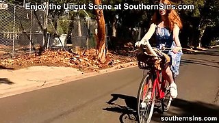 Chloe B and Aussie Lesbian Friend Share Intense Pussy Licking Orgasm in Bathroom