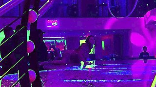 Innocent amateur anal fucked in public