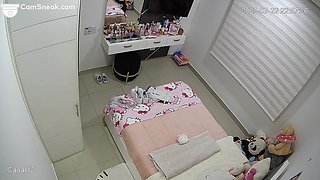 IPCAM - Hot teen getting ready for bed