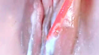 wet pussy solo squirting orgasm