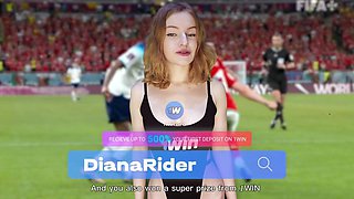 Delightful teen temptress Diana Rider crazy sex video