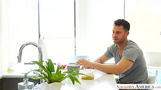 Milf Alexis Fawx Pounding In The Kitchen With Her Underwear