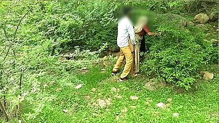 Mangal Stepbrother? in the Forest, on the Pretext of Roaming in the Forest, Husband Made Video