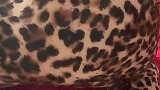 Cougar Pj Stinky Farts in Red Bed