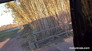 Let\u2019s Pick Up Fresh Cock! Lucy Biblond Fucks in the MatureVan