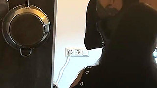 Kinky Kitchen Encounter: Fetish Babe Dominates Her Friend