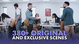 Approach turned taboo Robby Echo takes dr. lily and blake ass inside-out by storm