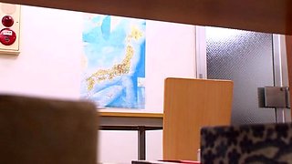 Hot asian teen blows jerks off and swallows