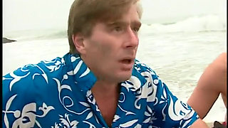 Deserted beach witnesses hot fucking action with a pretty blonde