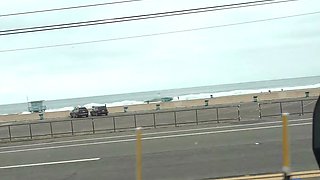 Malibu Beach Blowjob: Deepthroating to a Cumshot Finish