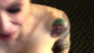 Mexicana blowjob with her big boobs