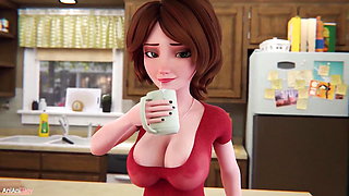 Big Hero 6 - Aunt Cass Morning Routine (Animation with Sound)
