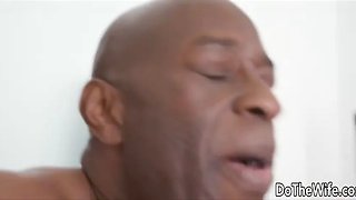 BBC Ass Fucks Busty Wife Bambi Bella and Leaves His Seed Inside