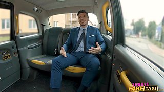 Antonia Sainz Suits Up for a Wild Taxi Encounter